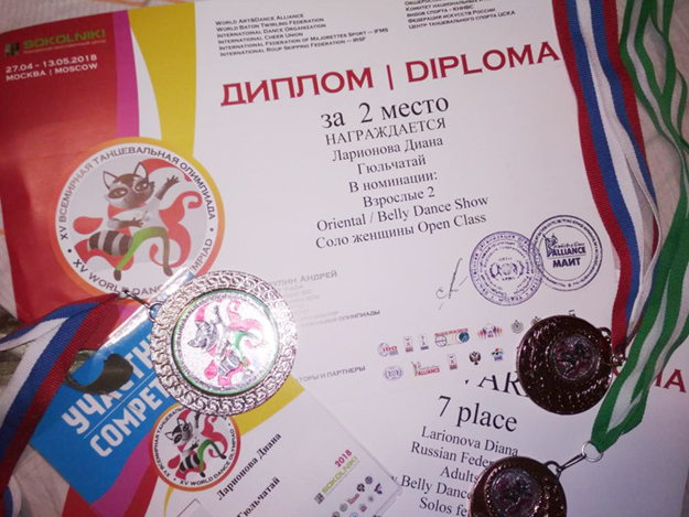 Поздравляем участниц студии восточного танца «Гюльчатай» Дворца спорта «Ока»!